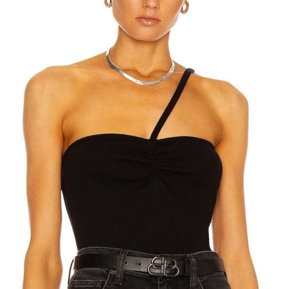 Agolde Tops - AGOLDE Lola Gathered Front Tank